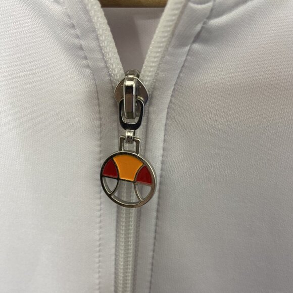 Ellesse Men XS White Blue Track Performance Jacket - Picture 5 of 9